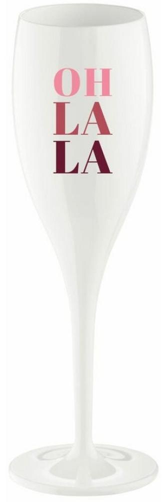 Koziol Sektglas Cheers No. 1 Oh La La, Kunststoff, Cotton White, 100 ml, 3920525 Bild 1