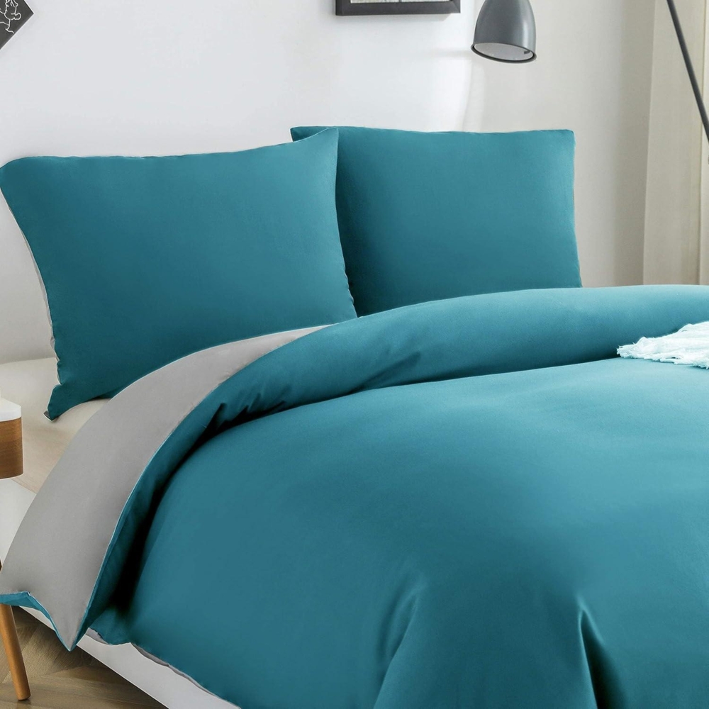 AYSW Bettwäsche Microfaser gebürstet 200x200cm + 2 Kopfkissenbezug 80x80cm Bild 1