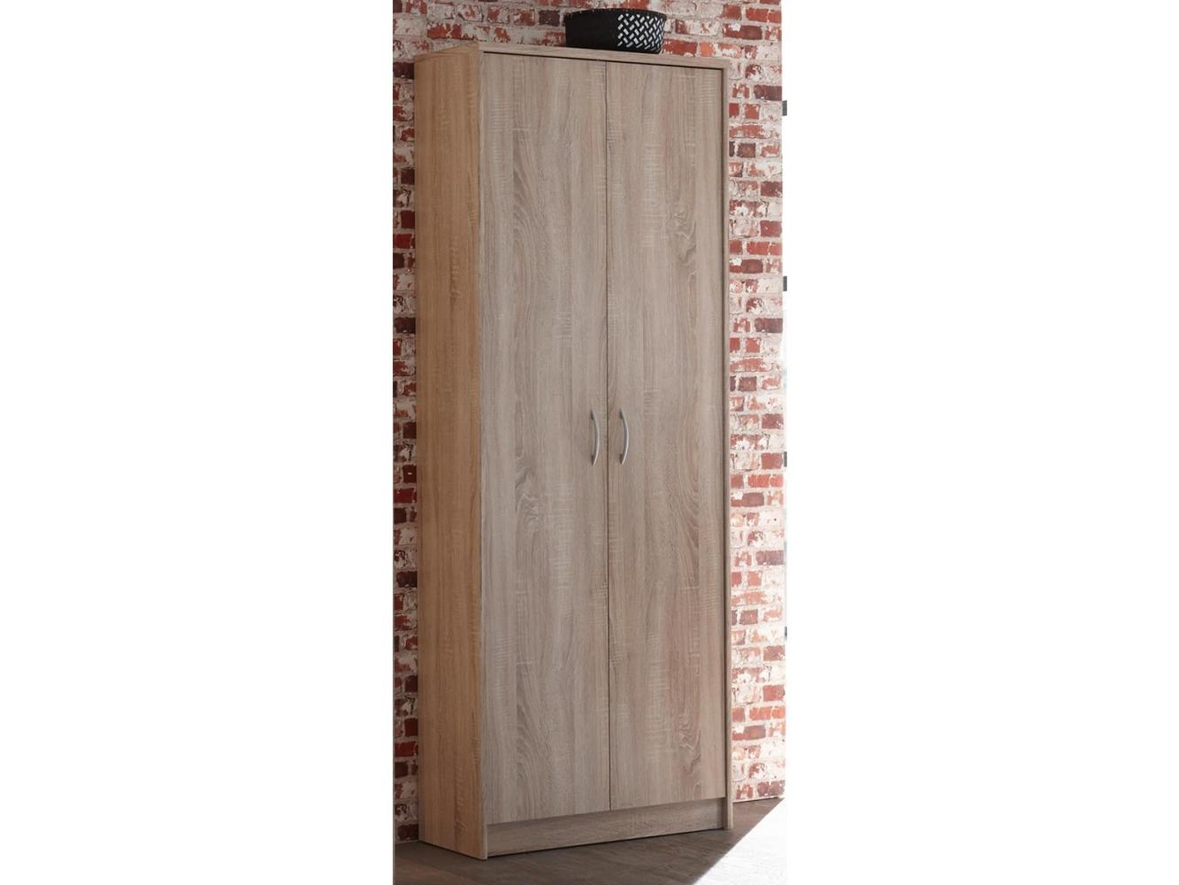 Aktenschrank >Olli< in Sonoma-Eiche - 72x198x35cm (BxHxT) Bild 1