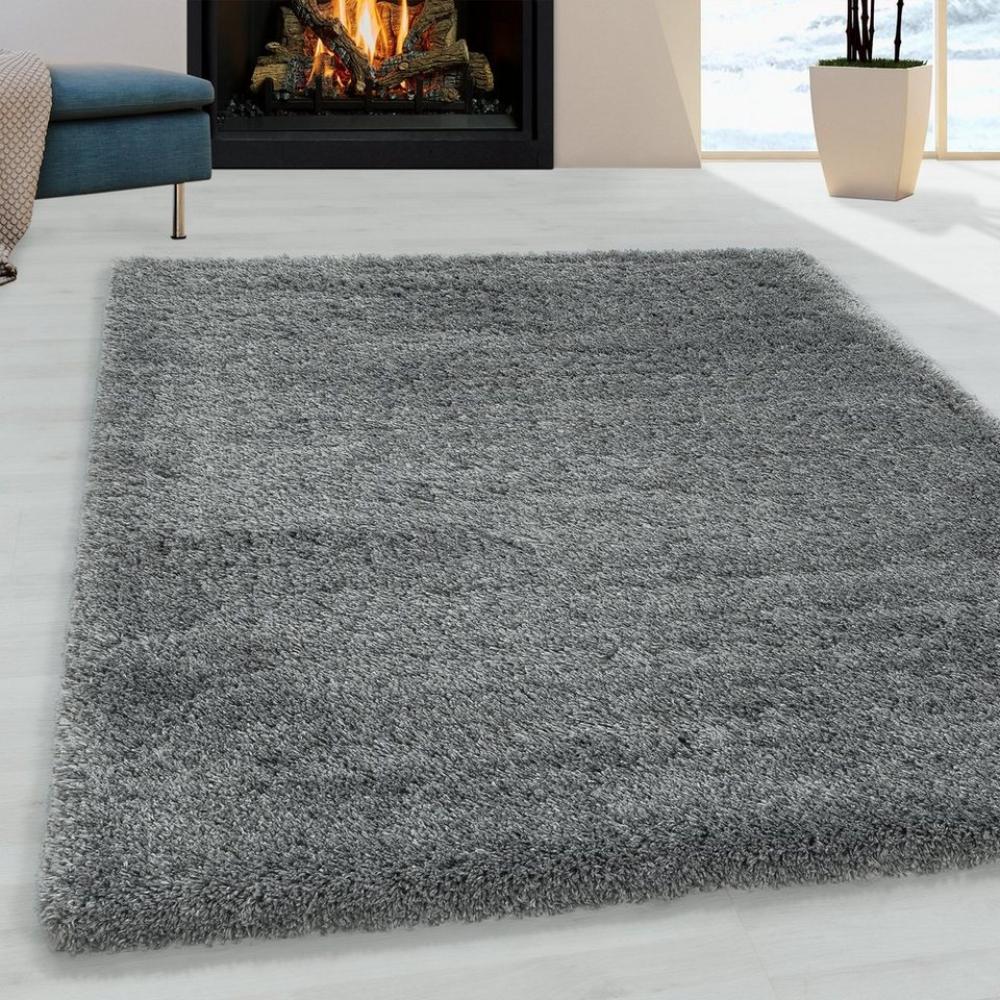 Giancasa Hochflor-Teppich kuschelweicher Langflorteppich, Uni Shaggy - supersoft, Höhe: 50 mm, Wohnzimmer Esszimmer Schlafzimmer Bild 1