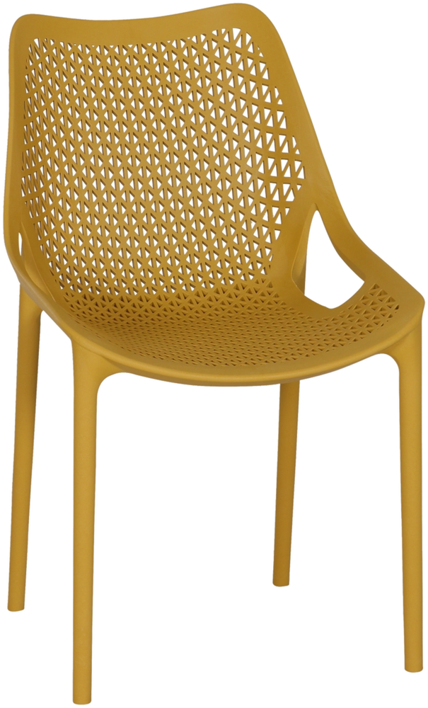 Siena Garden District Stapelstuhl - Polypropylen mustard Bild 1