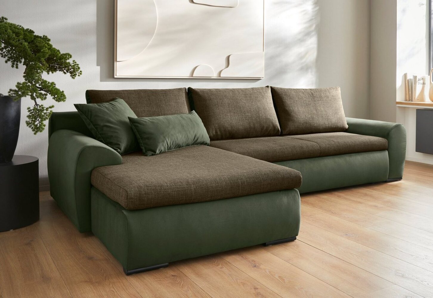 Home affaire Ecksofa Win L-Form, wahlweise mit Bettfunktion und Bettkasten Bild 1