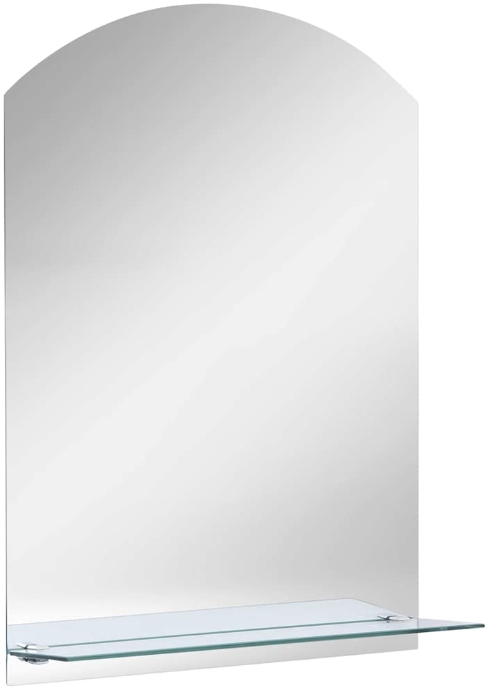 vidaXL Wandspiegel mit Regal 20×40 cm Hartglas [249429] Bild 1