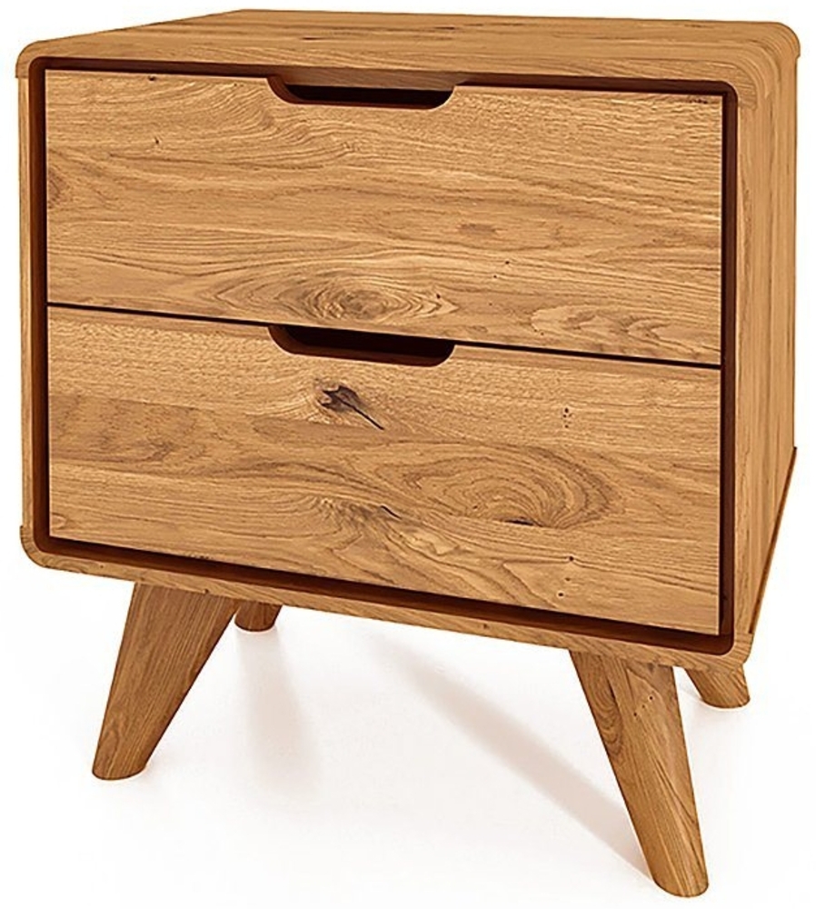 byoak Nachtkommode GREG aus Massivholz, Naturgeölt Bild 1