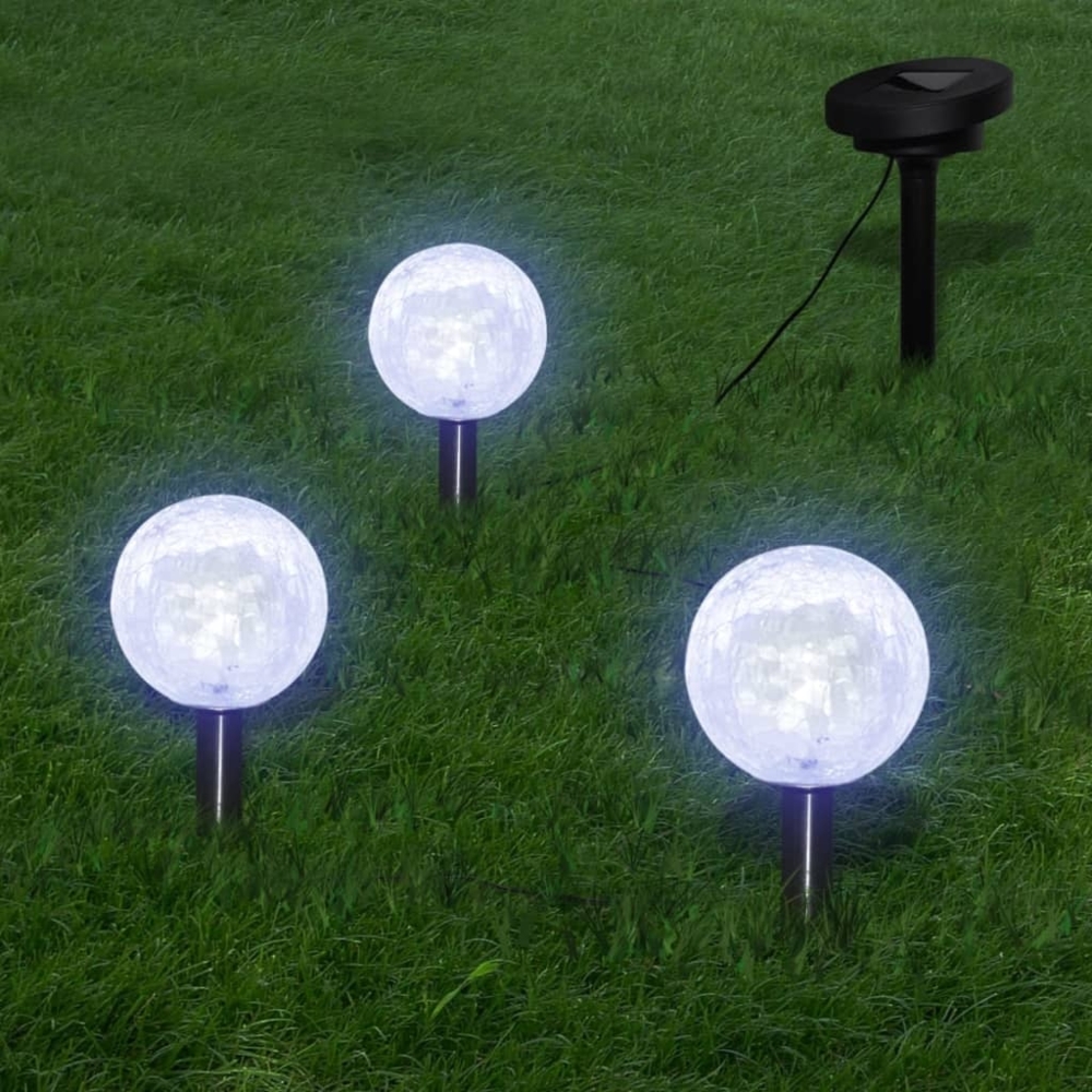 vidaXL Gartenleuchten 6 Stk. LED mit Erdspießen & Solarmodulen 277121 Bild 1
