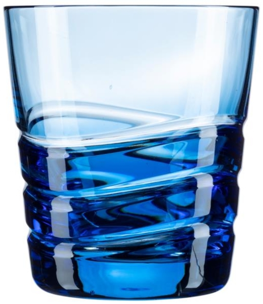 Becher Kristall Wave aqua (8,5 cm) Bild 1