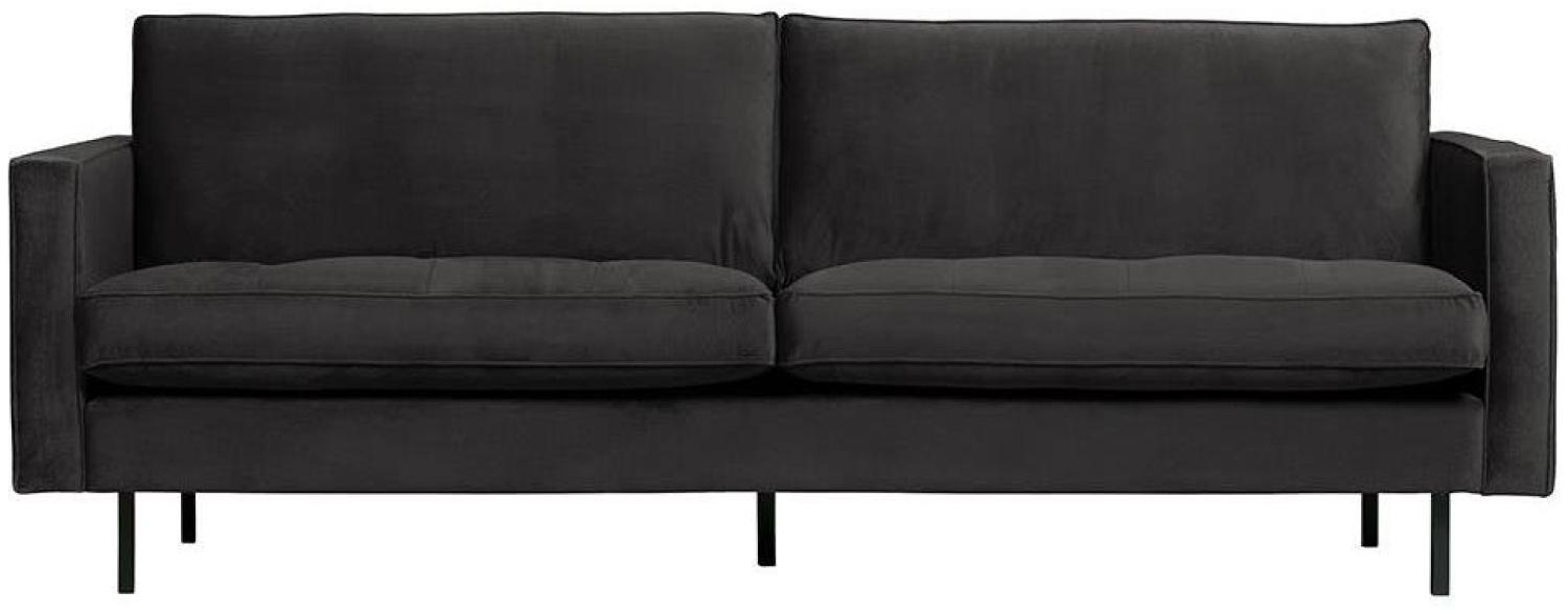 Sofa Rodeo Classic 2,5 Sitzer Samt, Anthrazit Bild 1