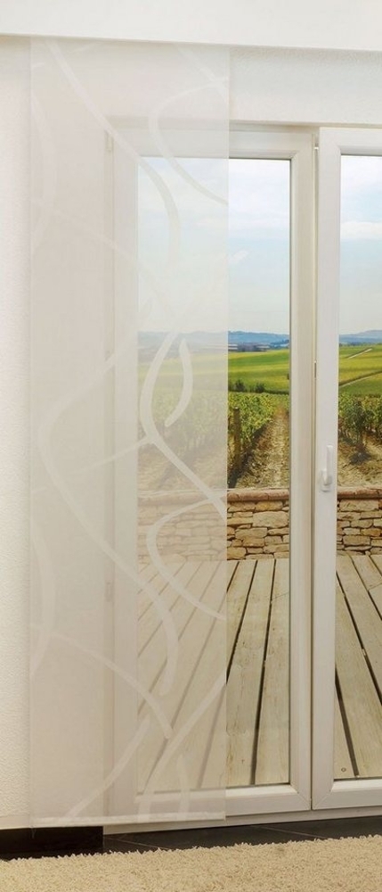 LYSEL® Schiebegardine Coloma, (1 St), transparent, HxB 245x60cm Bild 1