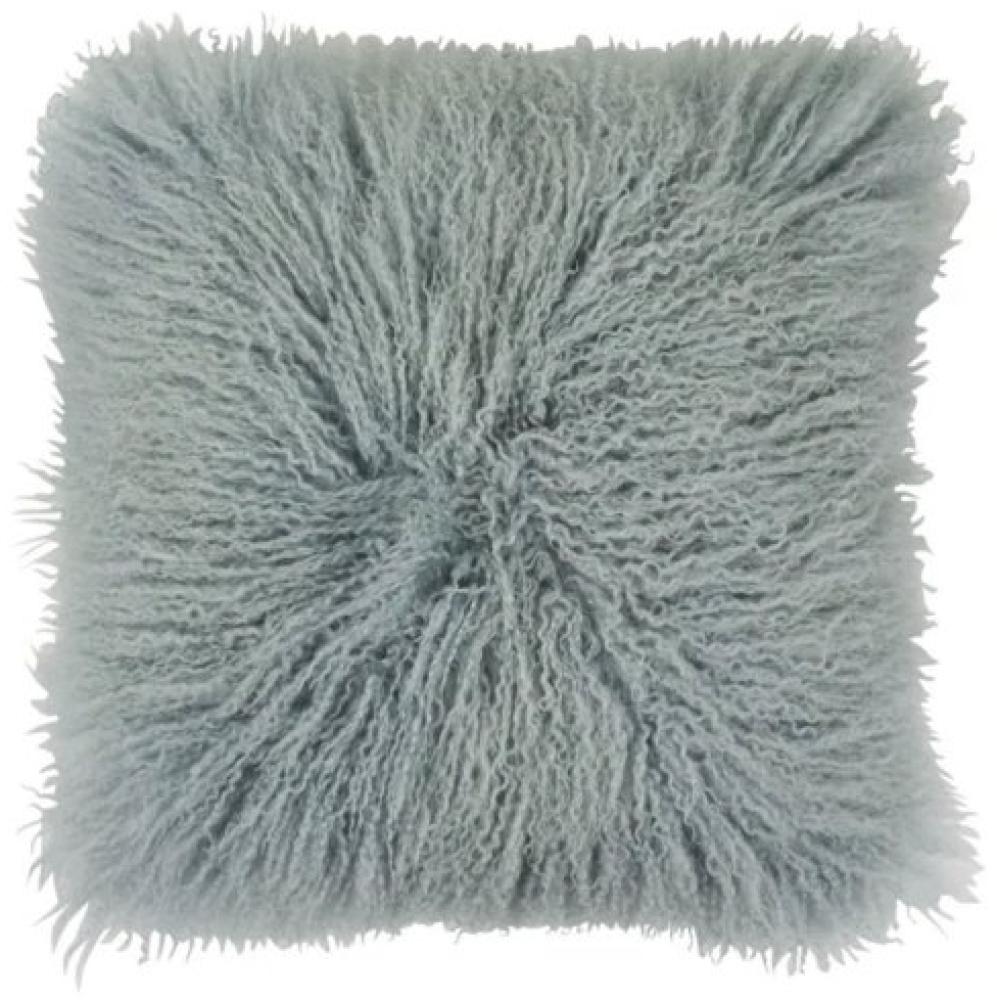 pad Kissenhülle Lammfell Kissen Glory Dusty Aqua Blau (40x40cm) 10182-I20-4040 Bild 1