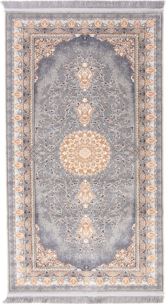 Morgenland Orientalischer Webteppich - Beauty Array - läufer - 200 x 100 - Hellgrau Bild 1
