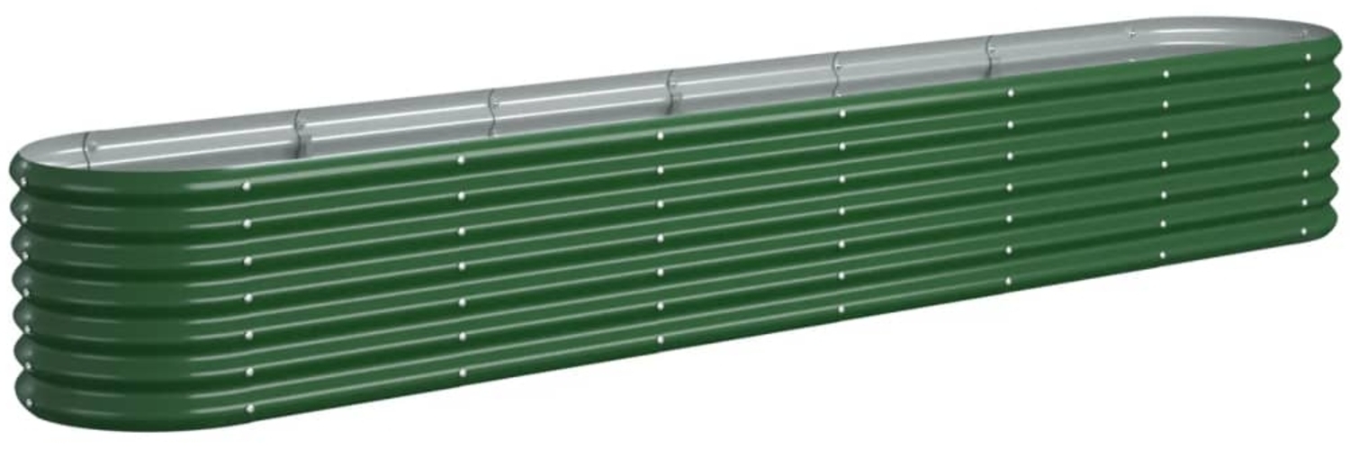 vidaXL Hochbeet Verzinkter Stahl 260x40x36 cm Grün 318878 Bild 1