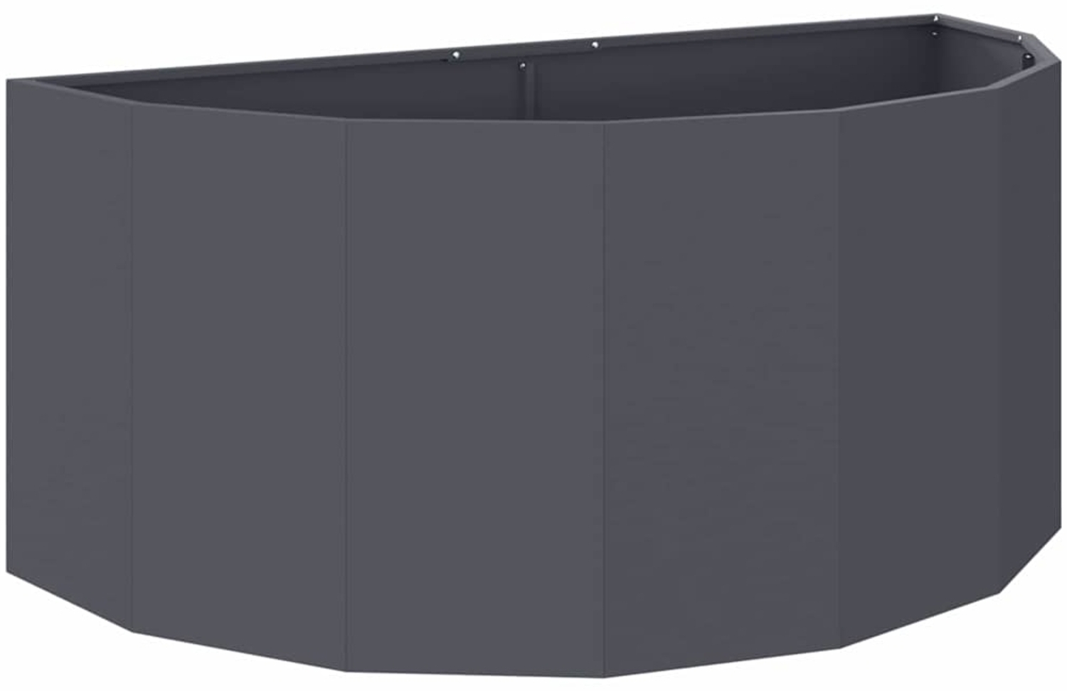 vidaXL Pflanzkübel Anthrazit 120 x 60 x 50 cm Stahl 883705 Bild 1