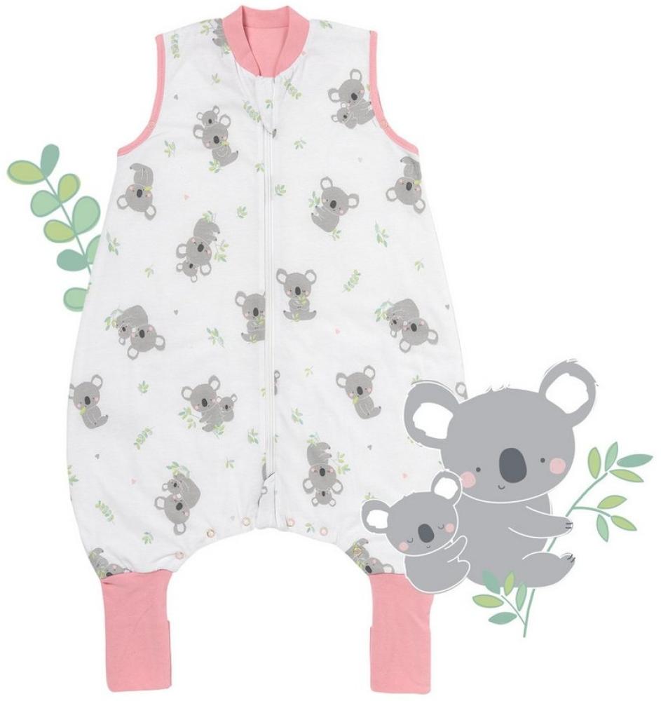 schlummersack Baby Schlafsack mit Füßen Sommer 1 Tog 80 cm dünn Koala | Schlafsack mit Beinen und verlängerten Bündchen für eine Körpergröße von 80-90cm | Schlafsack Baby Sommer Frühling Bild 1