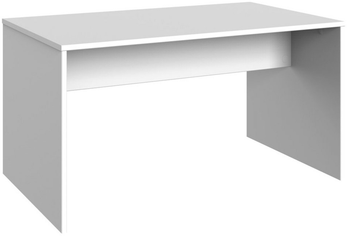 Lomadox Schreibtisch JOHANNESBURG-43, in weiß, B/H/T: ca. 140/72/70 cm Bild 1