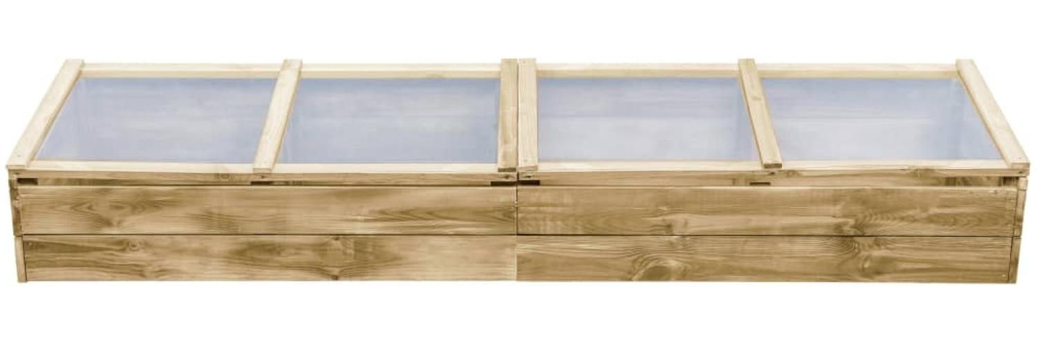 vidaXL Gewächshaus Imprägniertes Kiefernholz 200 x 50 x 35 cm 45303 Bild 1