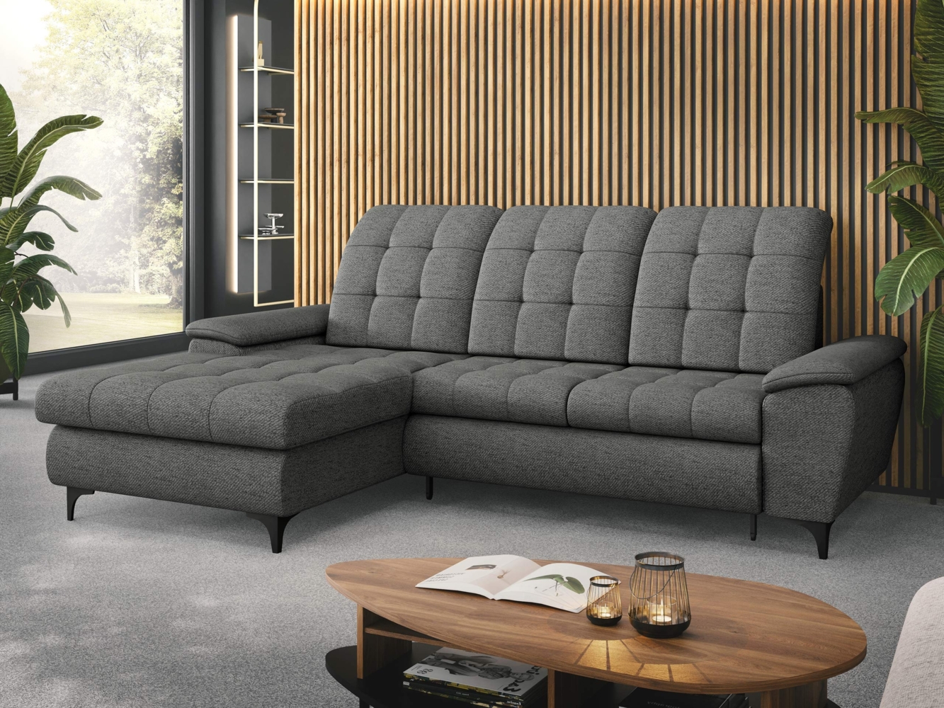 Ecksofa Canolti (Farbe: Neve 90, Seite: Links) Bild 1