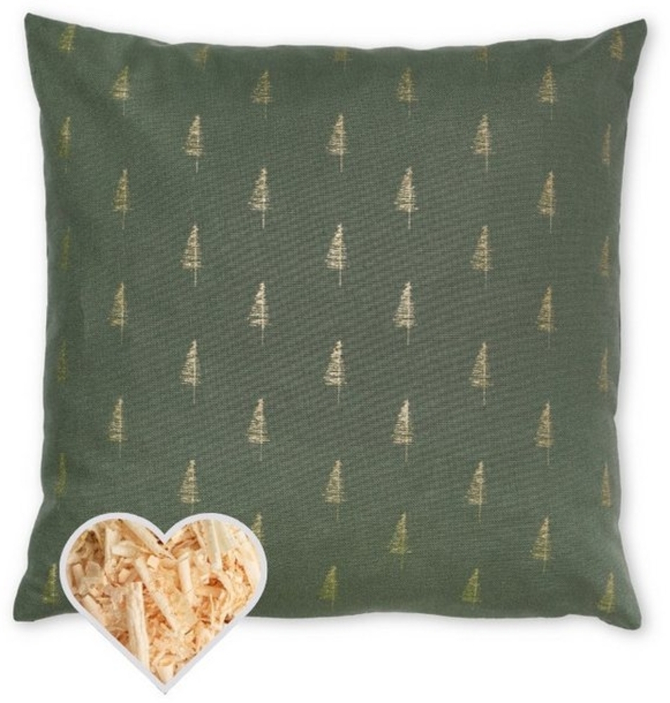 herbalind Zirbenkissen Zirbenkissen - BÄUMCHEN GOLD - light sand, grün Bild 1