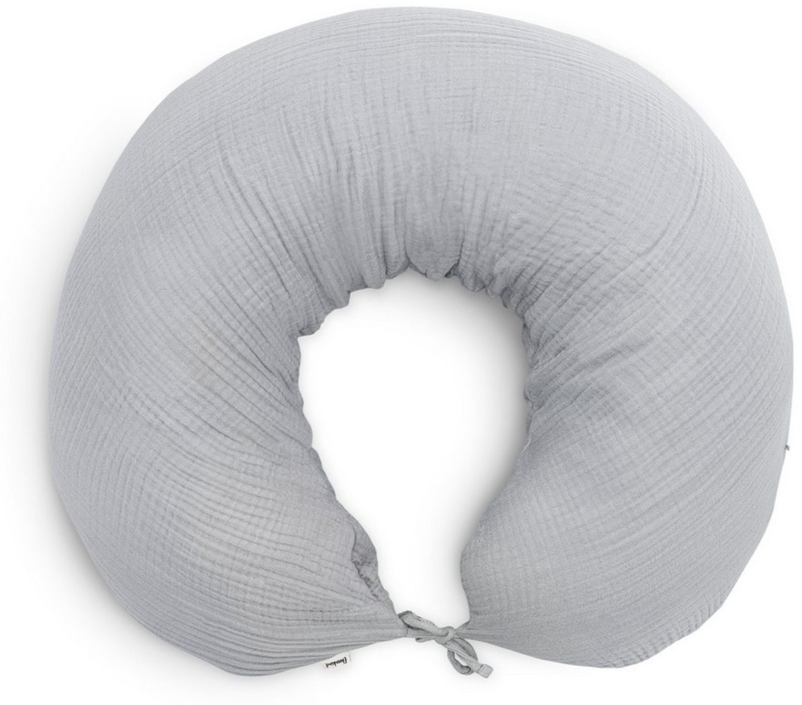 Ehrenkind Stillkissen Musselin aus hochwertiger Bio Baumwolle, Schwangerschaftskissen, Seitenschläferkissen, OEKO-TEX® STANDARD 100 Klasse 1 zertifiziert Bild 1