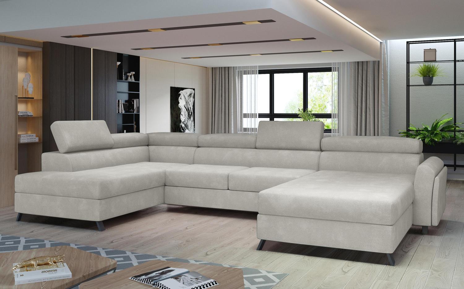 Wohnideebilder Josette Beige Ecksofas & Eckcouches Jos_06 Bild 1