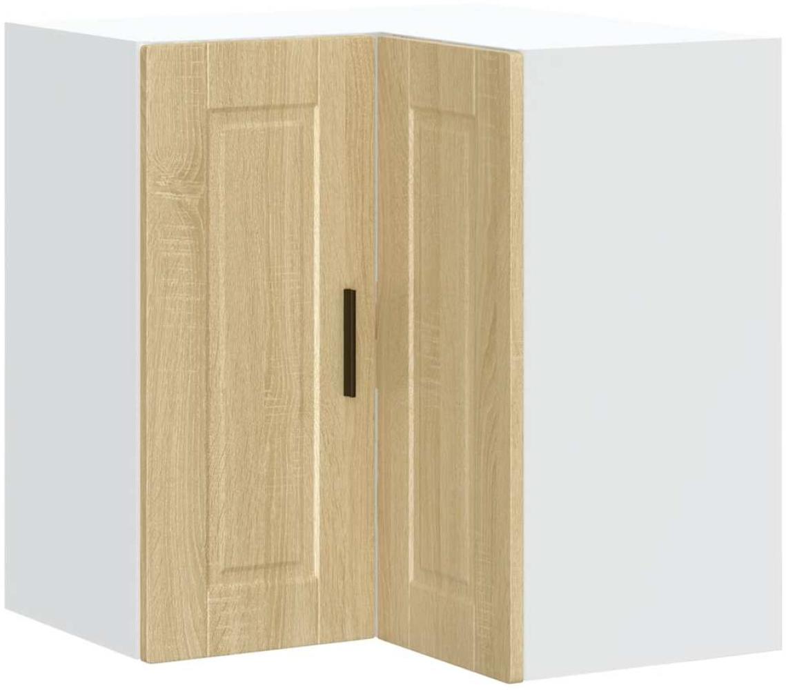 vidaXL Küchen-Eckhängeschrank Porto Sonoma-Eiche Holzwerkstoff 854100 Bild 1
