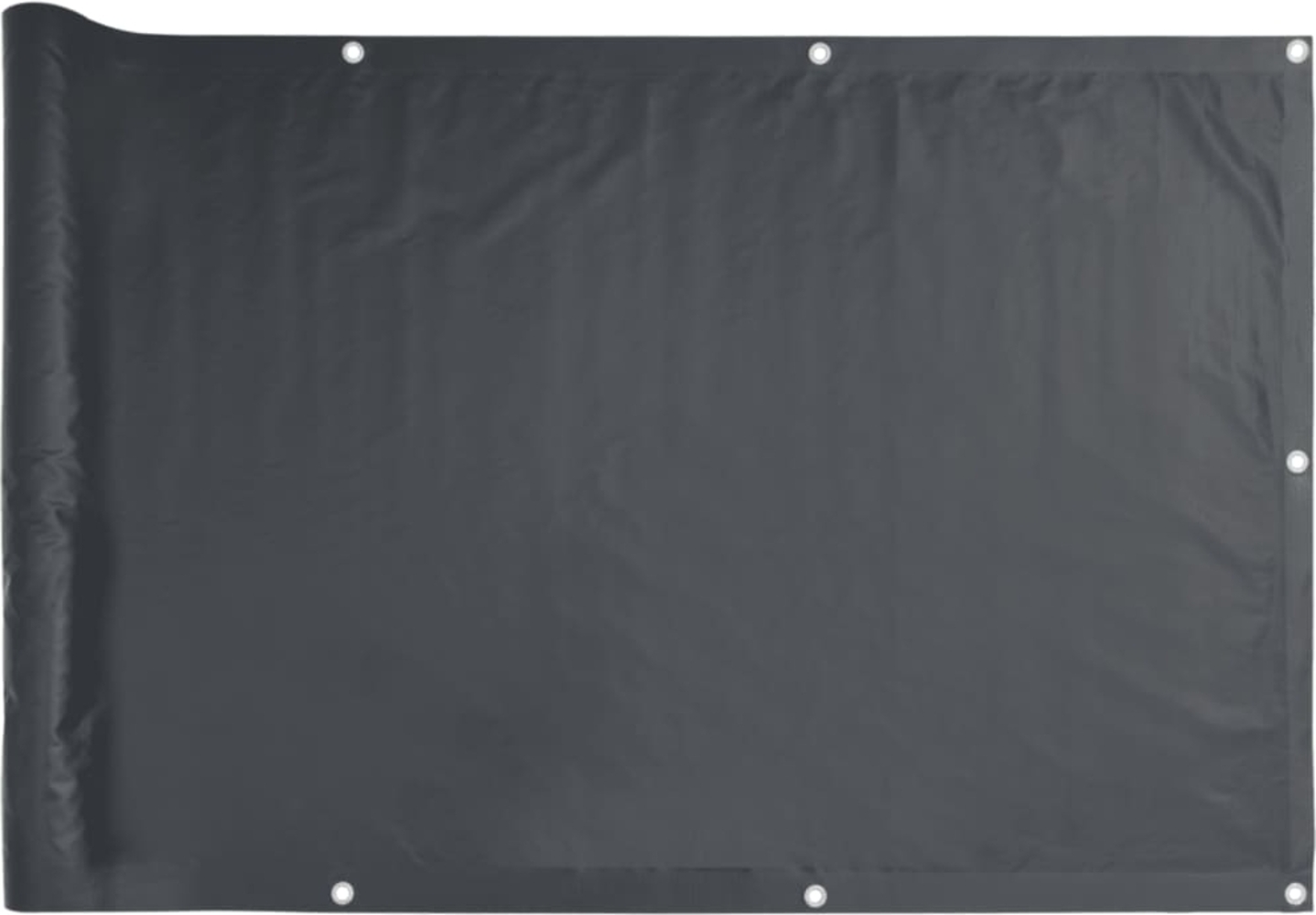 vidaXL Balkon-Sichtschutz Anthrazit 600x120 cm PVC 4005487 Bild 1