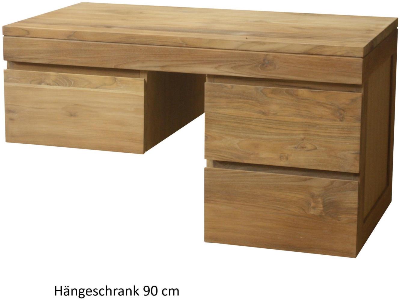 Badmöbel Set Mark Teak Massivholz Ohne Hängeschrank Ohne Spiegel 150 cm Ragunda Bild 1