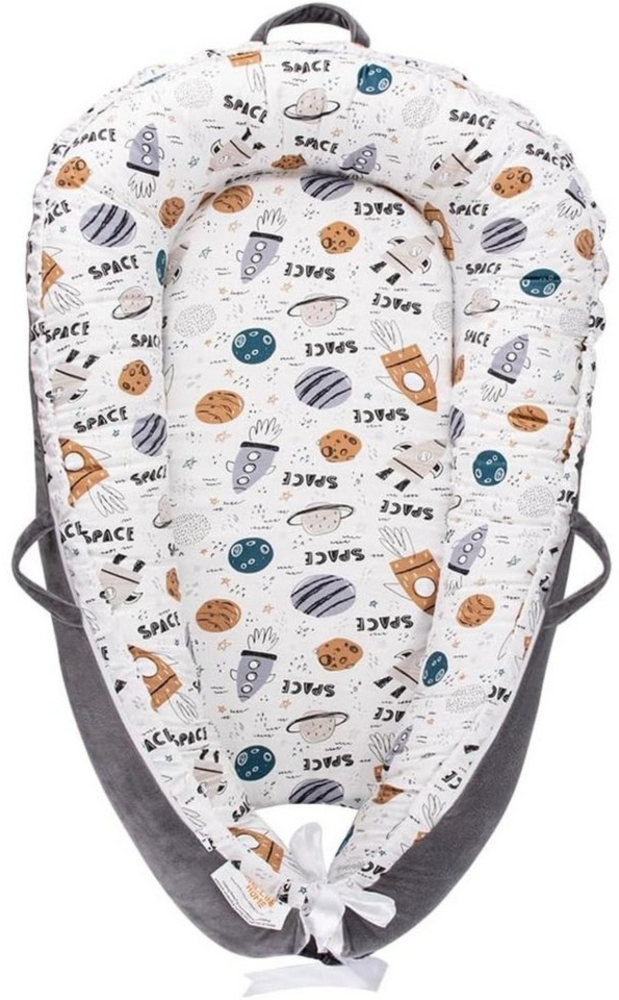 Vivitar Bettnestchen für Neugeborene, tragbare und verstellbare Baby-Liege, (tragbar, größenverstellbar, weiche Auflage für Neugeborene, mit Reversible 100% Baumwolle und Samt Abdeckung), für 0-12 Monate Jungen Mädchen, Baby Essentials für die Reise Bild 1