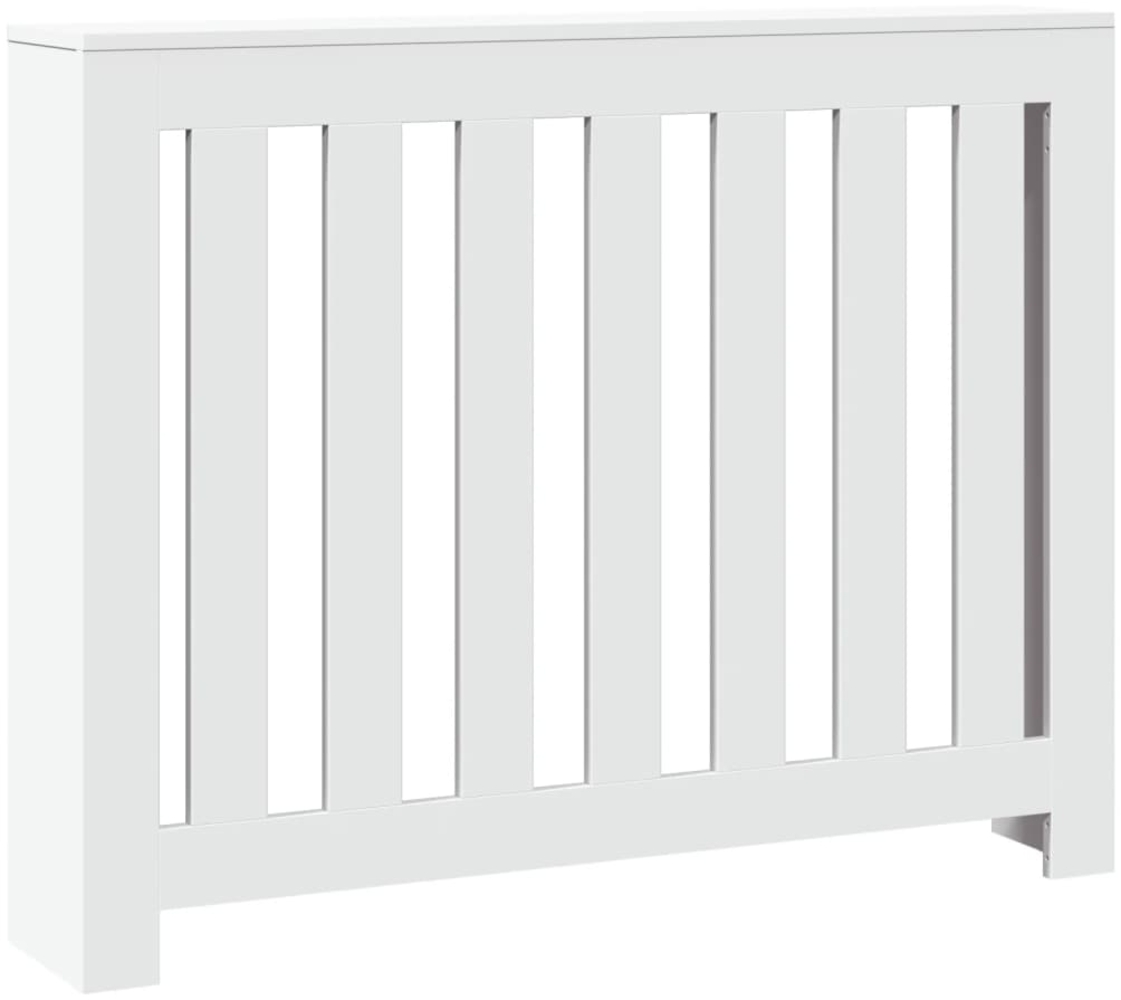 vidaXL Heizkörperverkleidung Weiß 104x20x82 cm Holzwerkstoff 852735 Bild 1