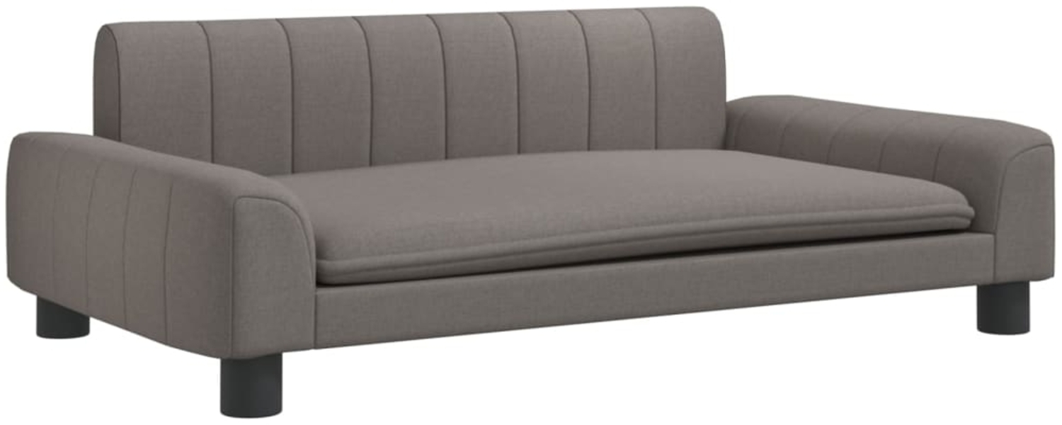 vidaXL Kindersofa Taupe 90x53x30 cm Stoff 3196261 Bild 1