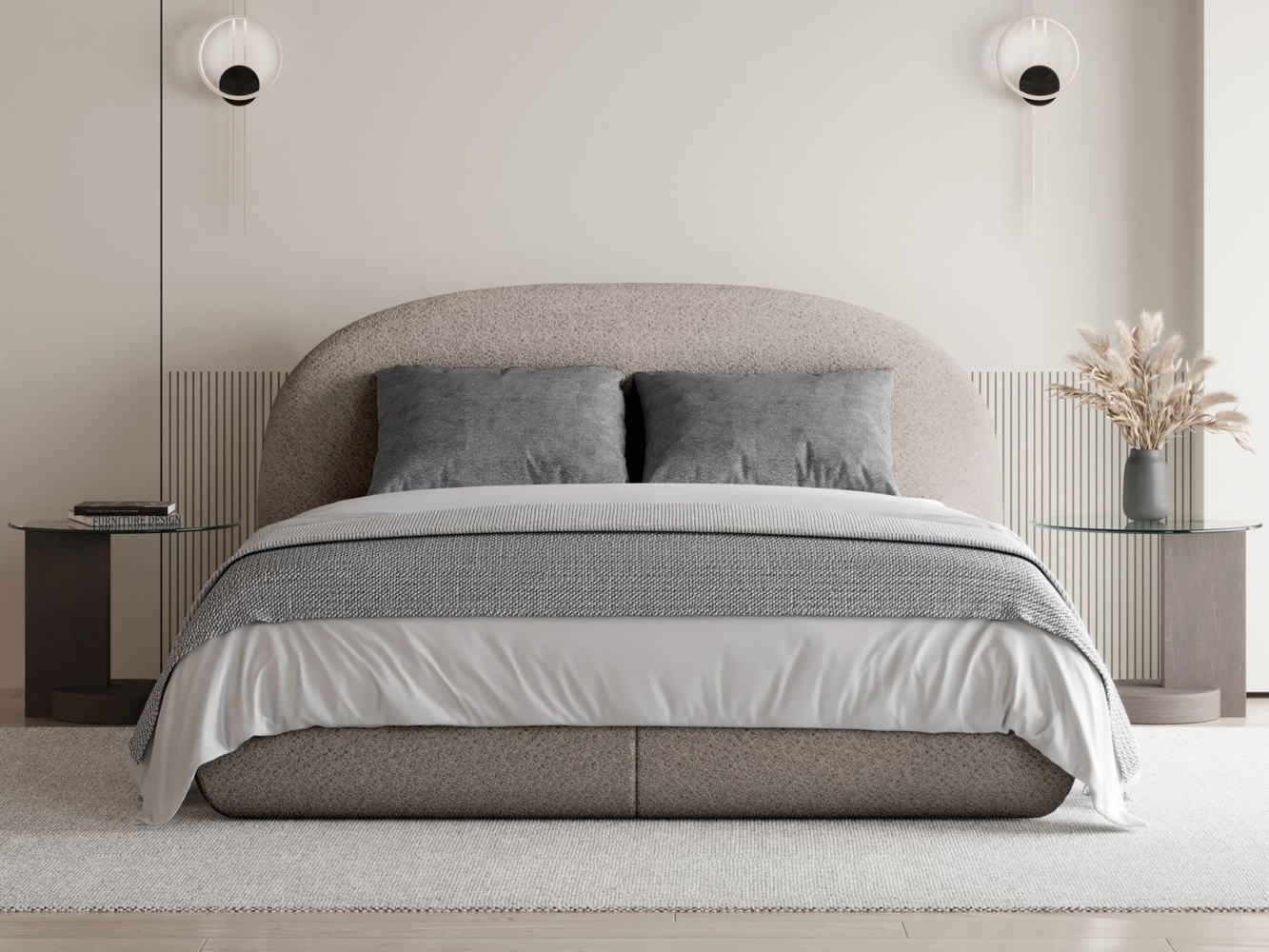 Beautysofa Polsterbett mit Bettkasten und Rahmen MOTTI, 140, 160 oder 180cm, mit oder ohne Matratze Bild 1