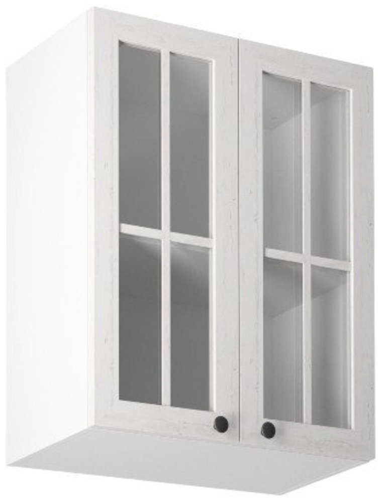 ROYAL24_MARKT Glashängeschrank - Moderne Glasregale für Ihre Wand (Glashängeschrank, 1-St, Provence G60S) Top Qualität - Modernes Design - Feinste Materialien. Bild 1