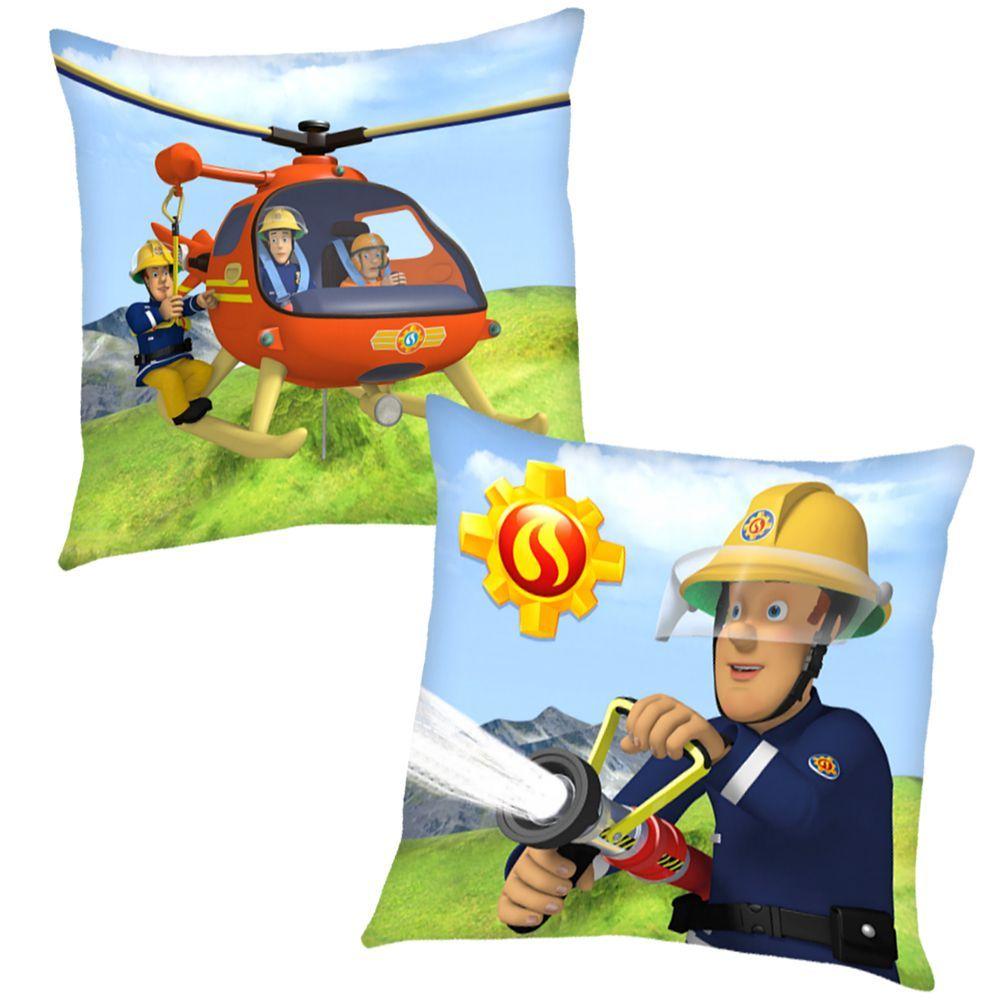 Feuerwehrmann Sam Helikopter Kissen 40 x 40 cm Bild 1