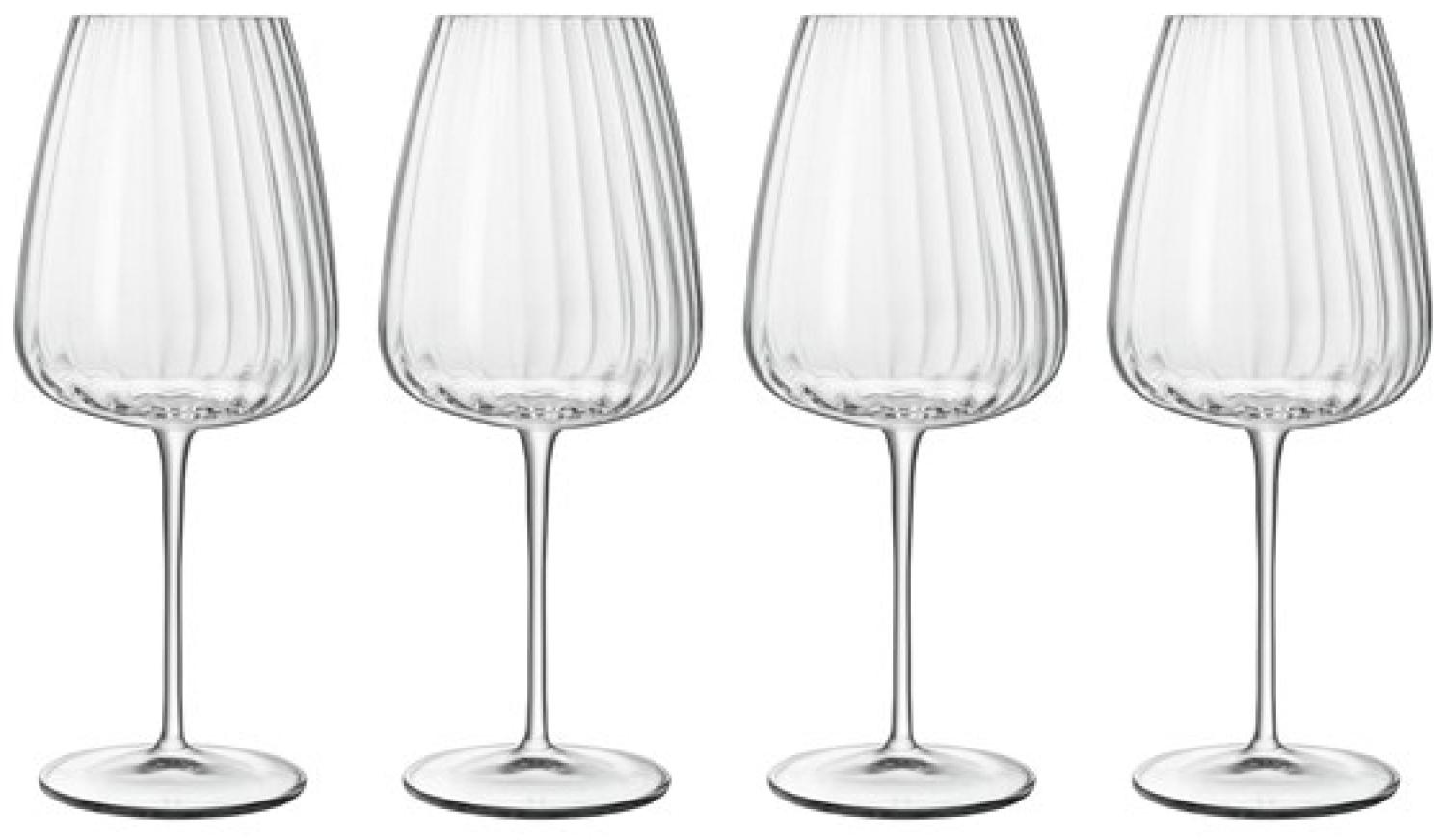 Luigi Bormioli Rotweinglas bordeaux Optica 70 cl 4 Stück Bild 1