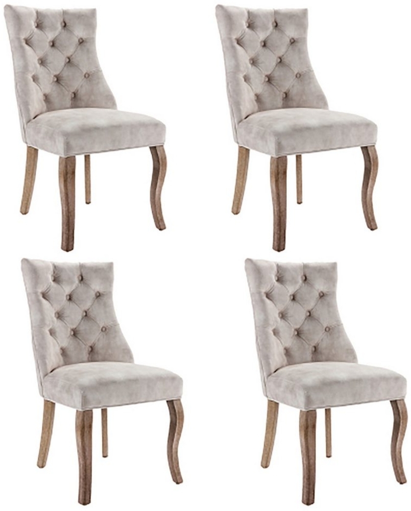 Celya Esszimmerstuhl Polsterstuhl mit Knopfsteppung, (Set, 4 St) Bild 1