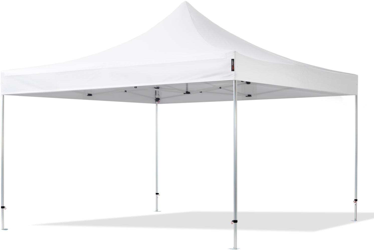 4x4 m Faltpavillon PROFESSIONAL Alu 40mm, weiß Bild 1