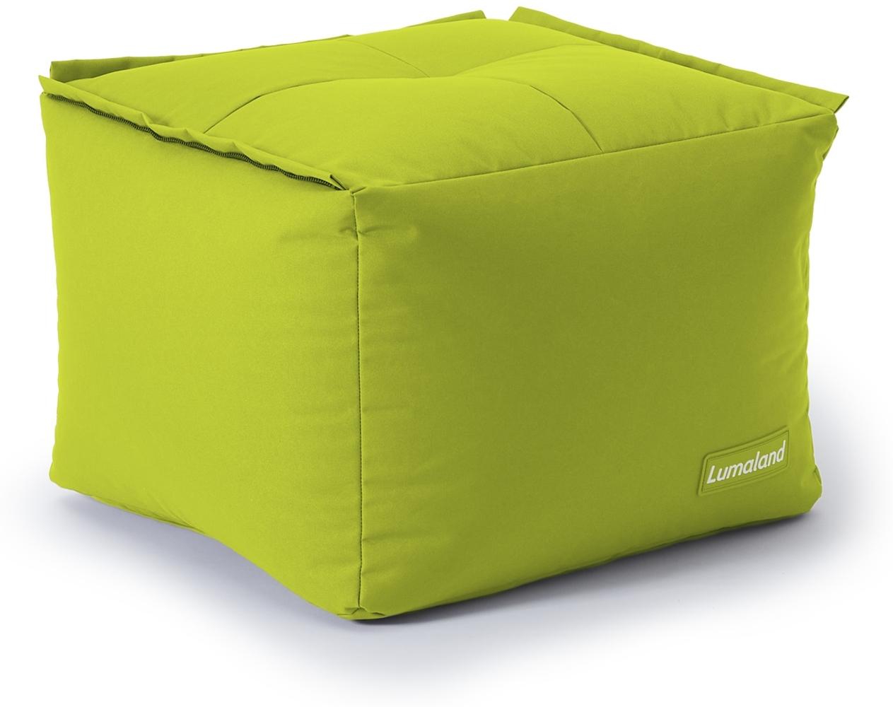 LUMALAND Sitzsack-Hocker - Kombinierbar mit Modularem System - 200 L - Apfelgrün Bild 1