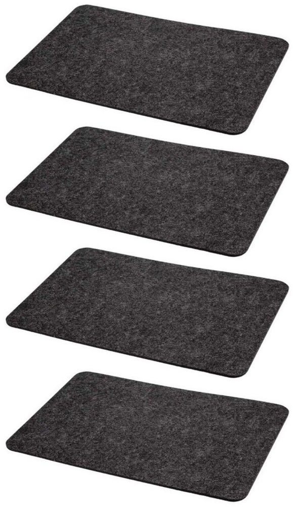 HAC24 Platzset Filz Platzmatte Tischsets Untersetzer Tischmatten Filzuntersetzer, (Set, 4-St), 44x30 cm, Rechteckig Bild 1