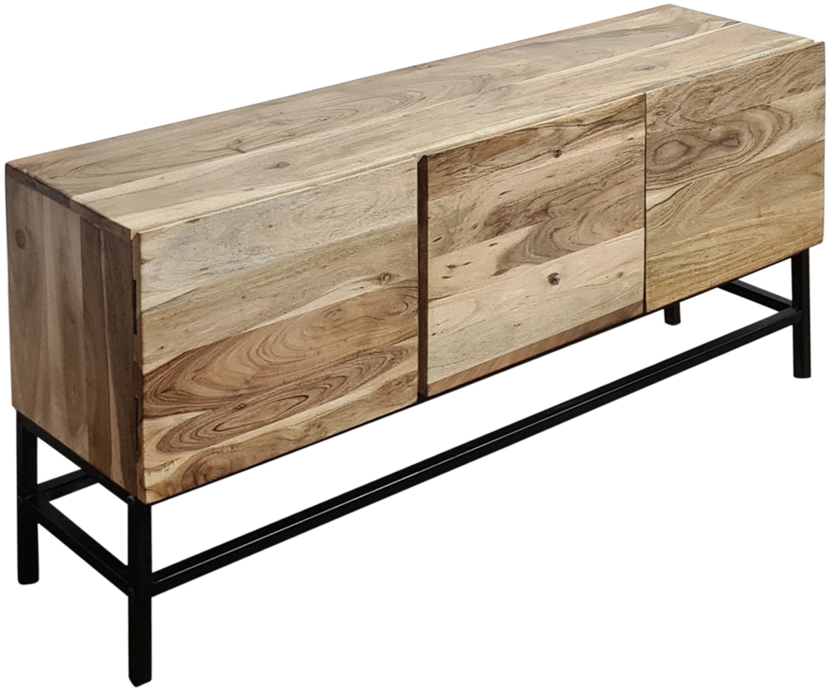 Sideboard Kommode Akazie 120x30x60 cm naturfarben Nagar IV 76504010 Bild 1