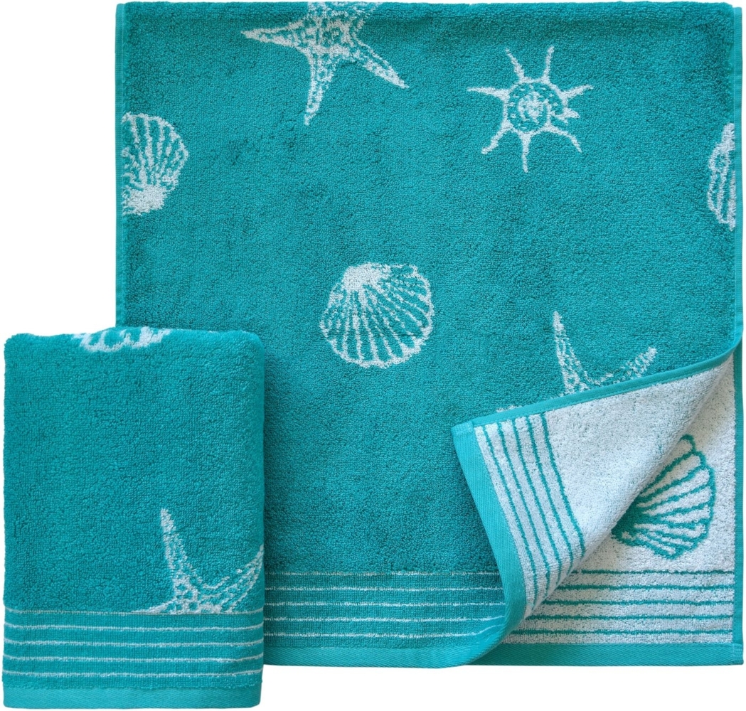 Dyckhoff Handtücher Seashell, Walkfrottee (2-St), mit Muschelmuster Bild 1