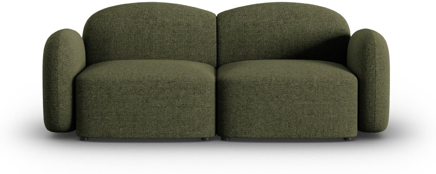 Micadoni Sofa Blair 2-Sitzer Chenille Grün Melange Bild 1