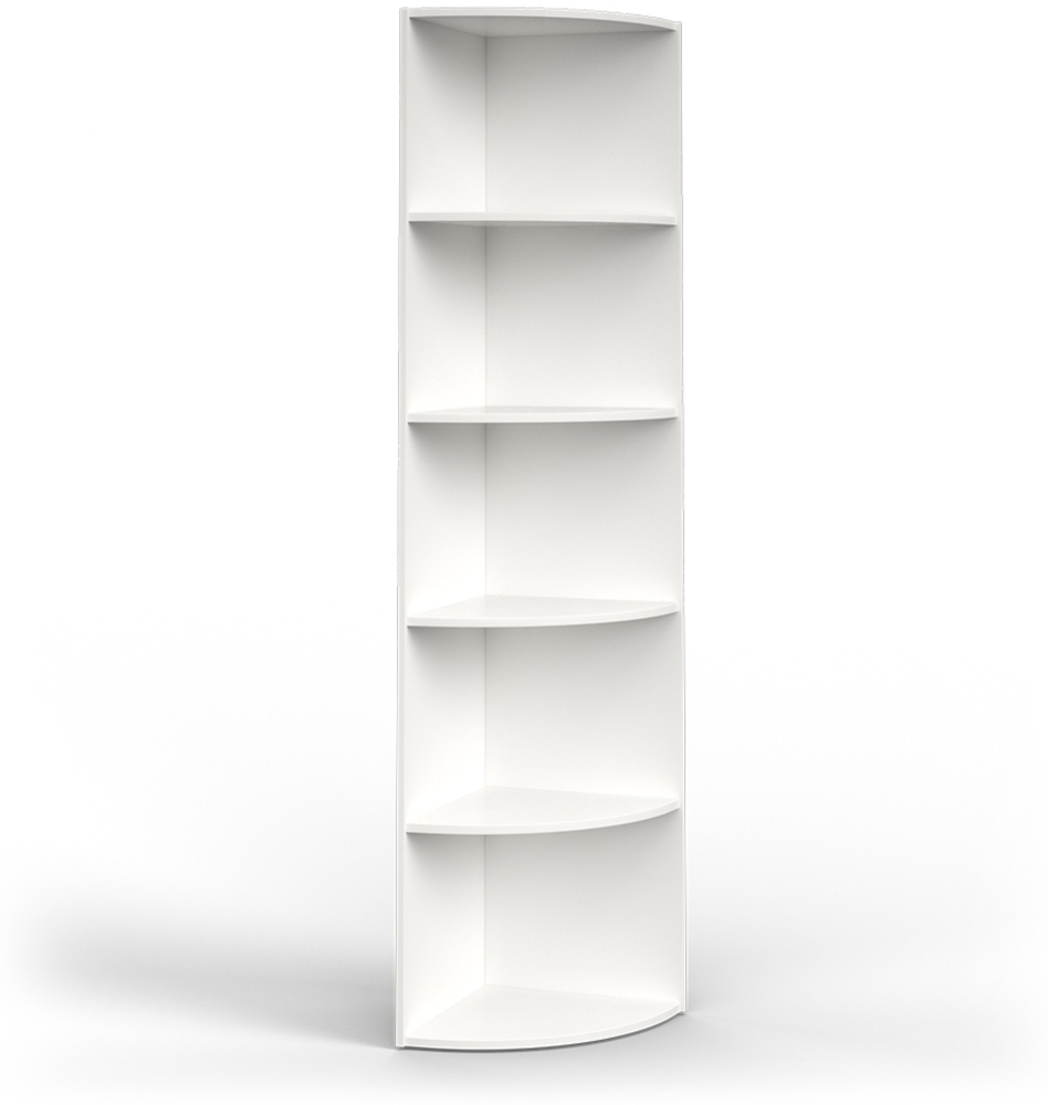 Eckregal Ecki Weiß 40 x 180 cm Vicco Bild 1
