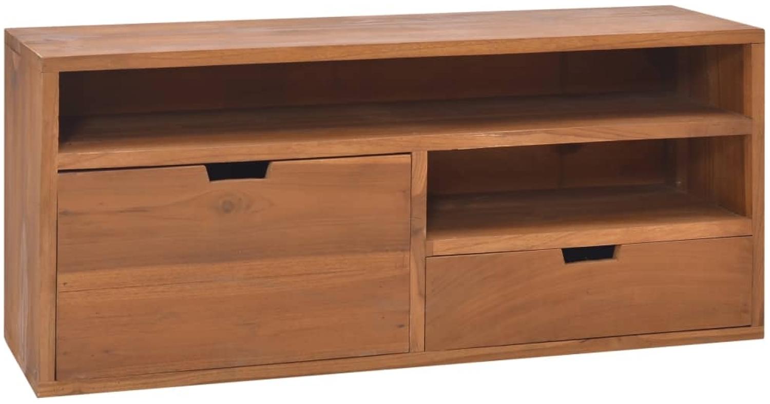 vidaXL TV-Schrank 90x30x40 cm Massivholz Teak 326118 Bild 1