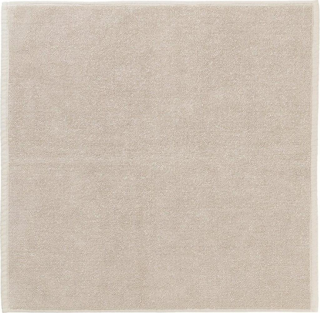 Blomus PIANA Badematte, Badezimmermatte, Fußmatte, Baumwolle, Moonbeam, 55 x 55 cm, 69147 Bild 1