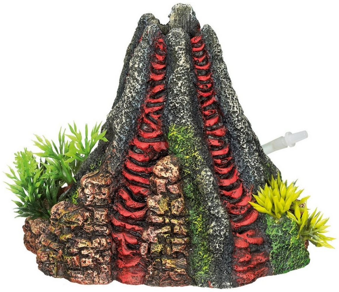 Nobby Aquariendeko Aquariendekoration Vulkan mit Pflanzen Bild 1
