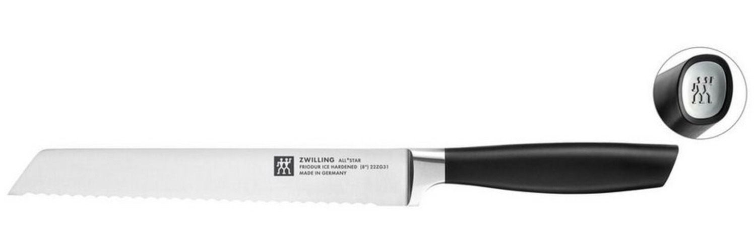 Zwilling Brotmesser ZWILLING All * Star Brotmesser Messer 20 cm, Silber Bild 1