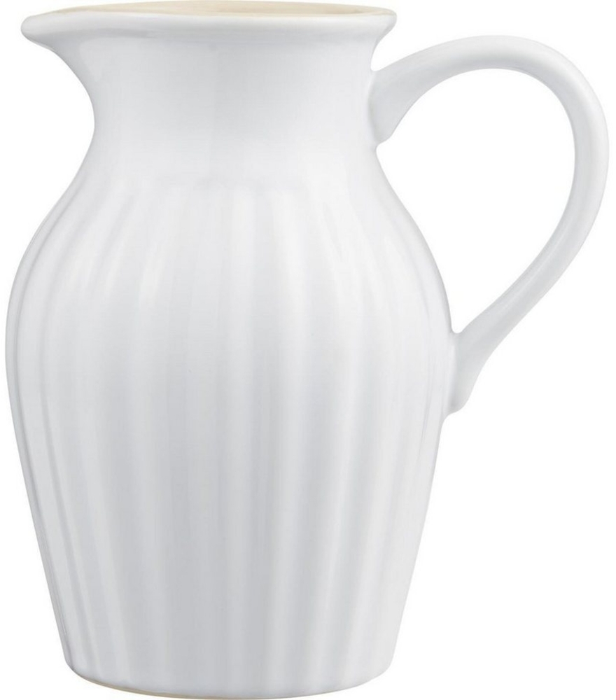 Ib Laursen Krug Mynte 1,7l Keramik Kanne Vase 2077- 11 - weiß Bild 1