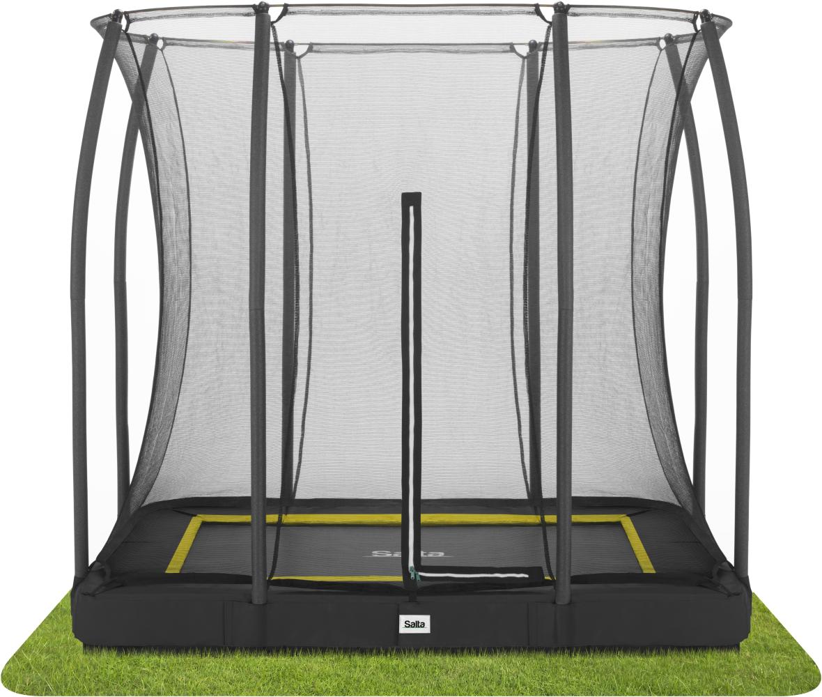 Salta 'Comfort Edition Ground' Rechteckiges Bodentrampolin mit Netz, schwarz, 153x214 cm Bild 1