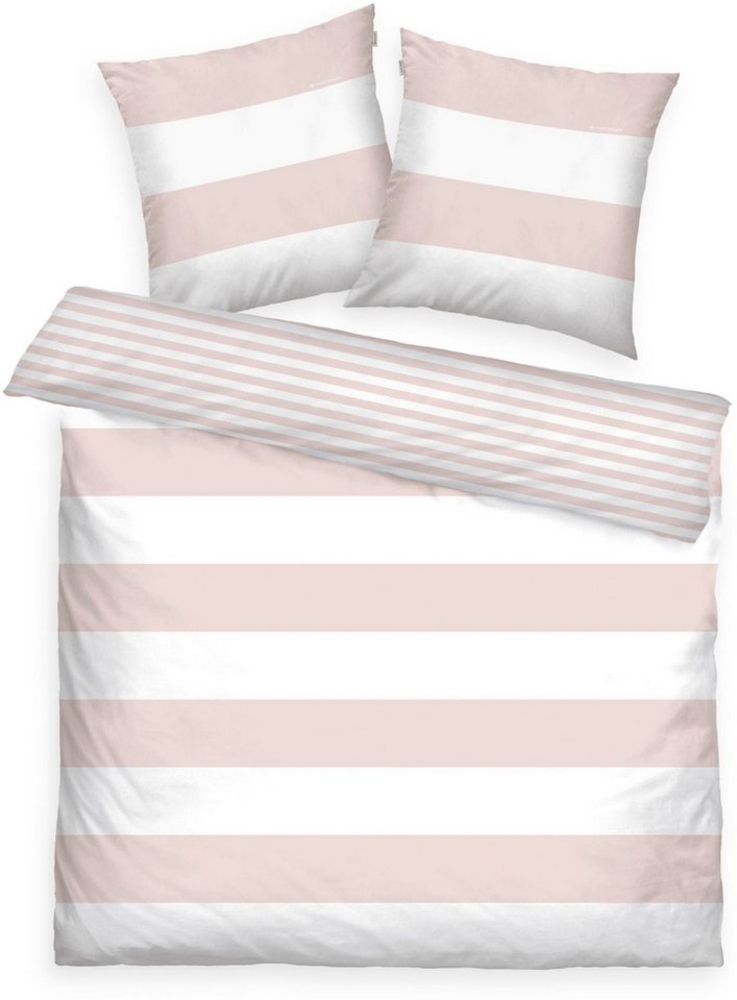 TOM TAILOR HOME Wendebettwäsche SIENA in Gr. 135x200cm, 155x220cm oder 200x220cm, Renforcé, 3 teilig, gestreifte Bettwäsche aus Baumwolle, Bettwäsche mit Wendeoptik Bild 1