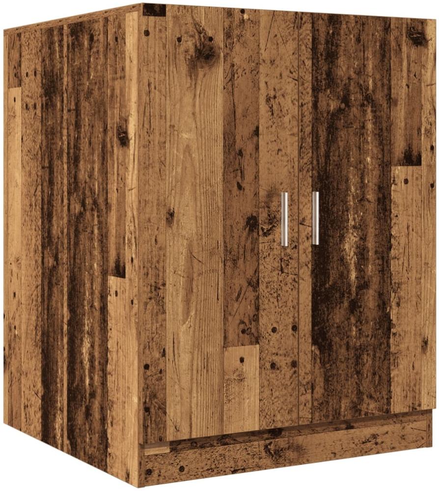 vidaXL Waschmaschinenschrank Altholz-Optik 70,5x71,5x91,5 cm 856640 Bild 1