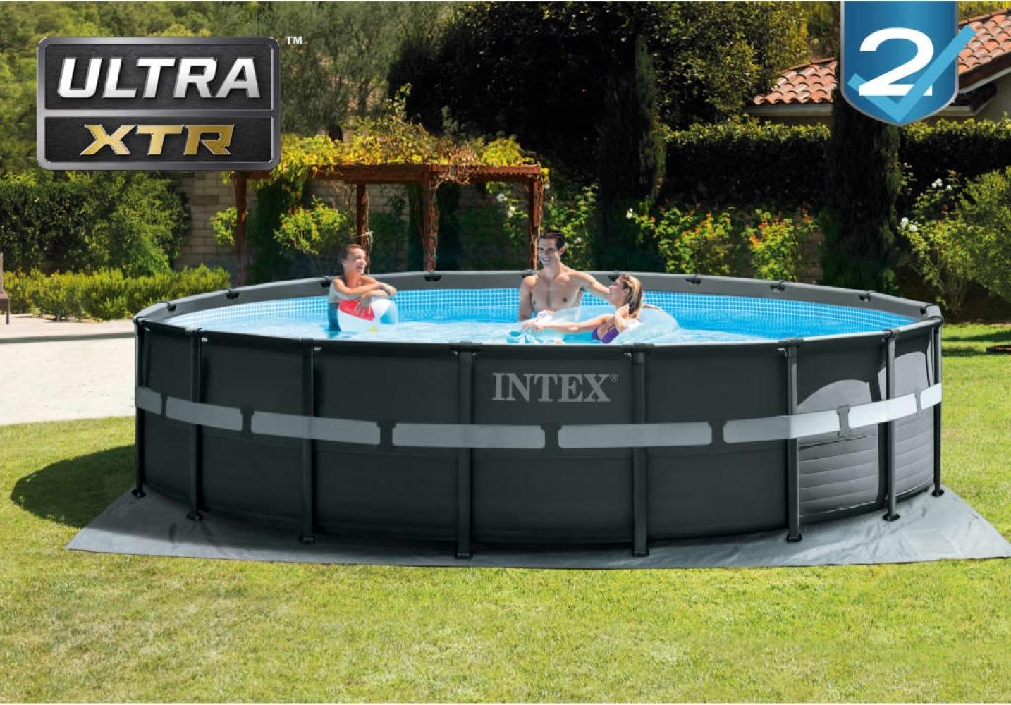 Intex Ultra XTR Frame Pool 549x132 cm mit Sandfilterpumpe 92522 Bild 1